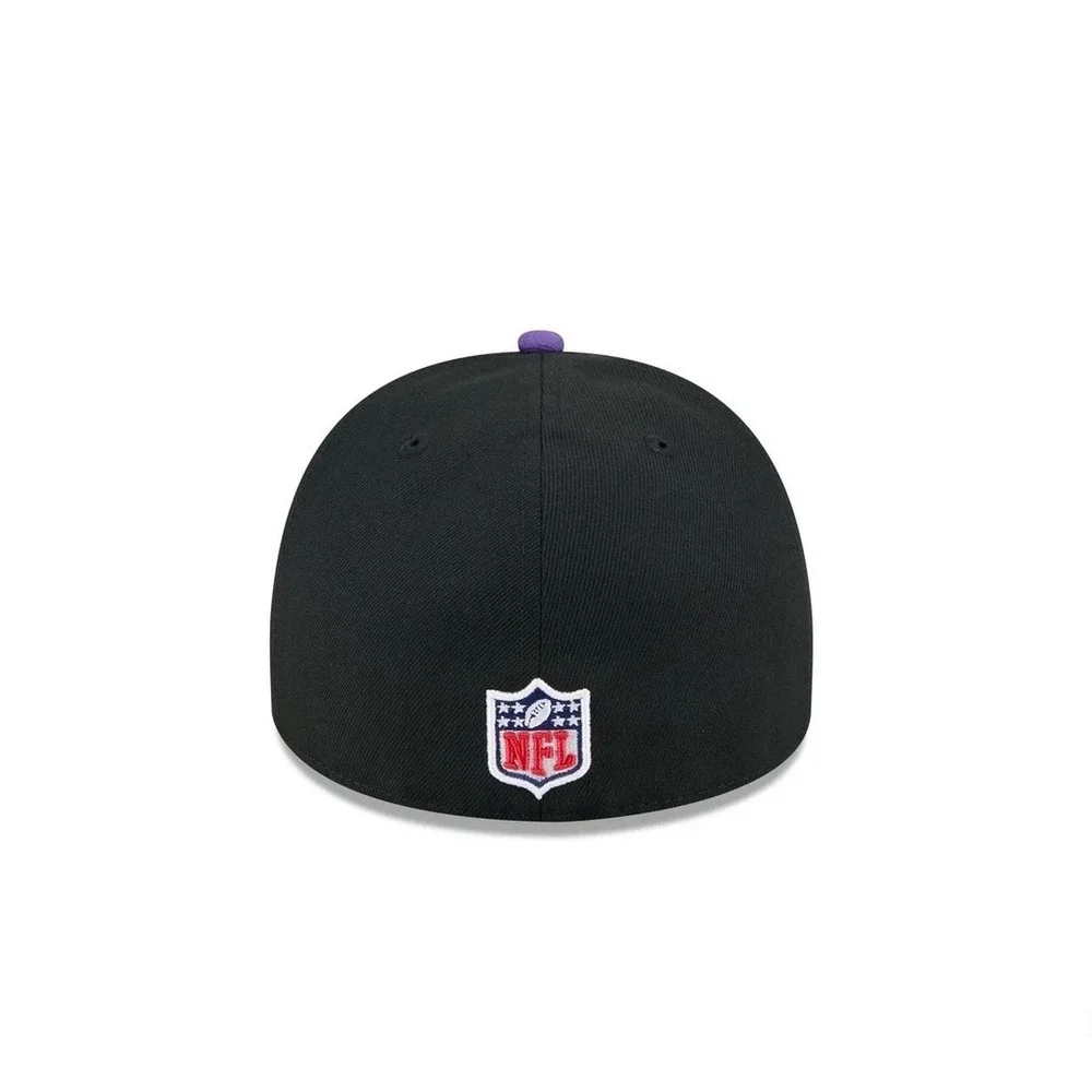 New Era 59FIFTY Minnesota Vikings Draft A-Frame Fitted Hat‎ Black 8 w/ Pin